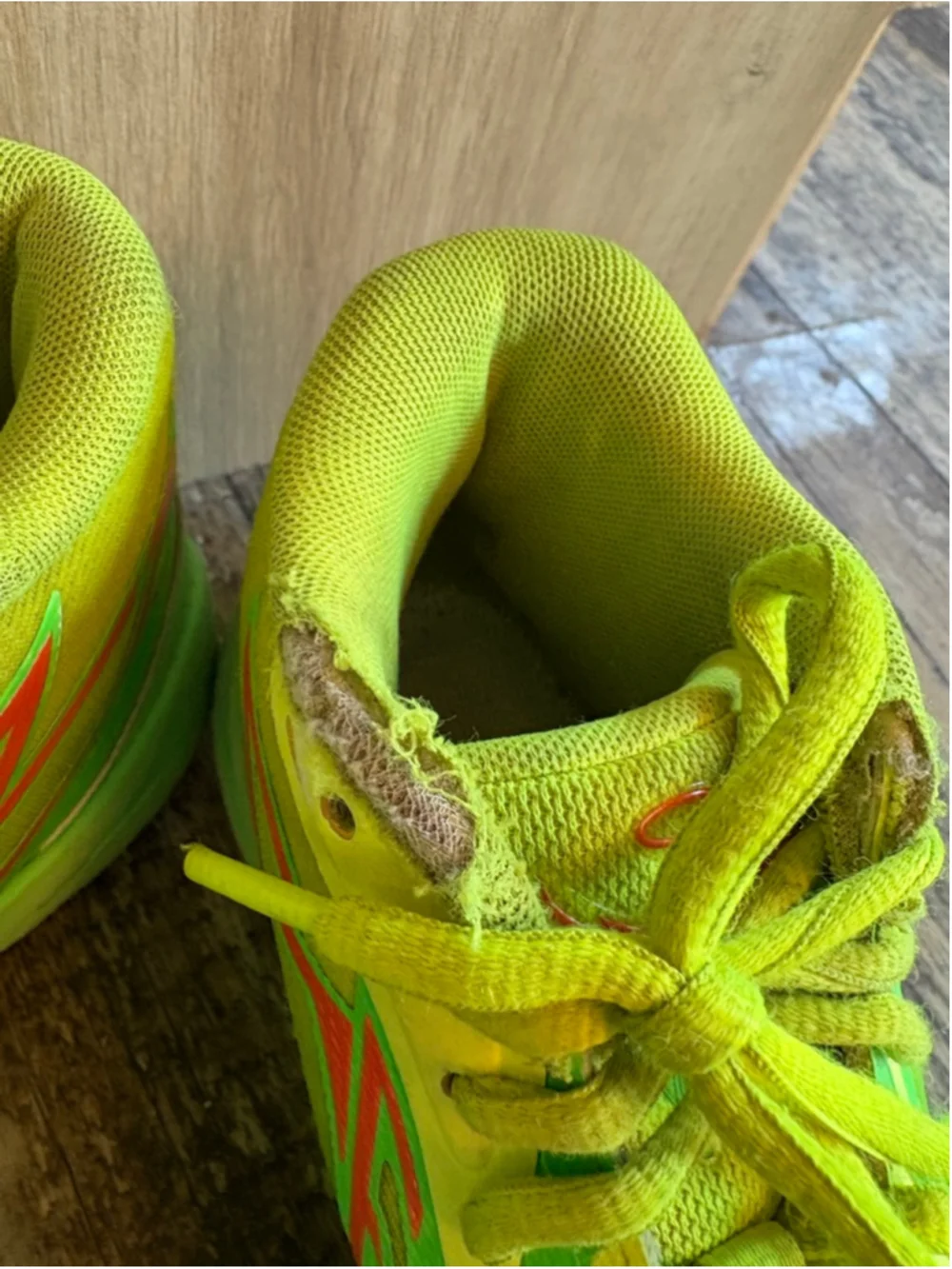 Puma x LaMelo Ball Nickelodeon Slime Basketball Sneakers Neon Green